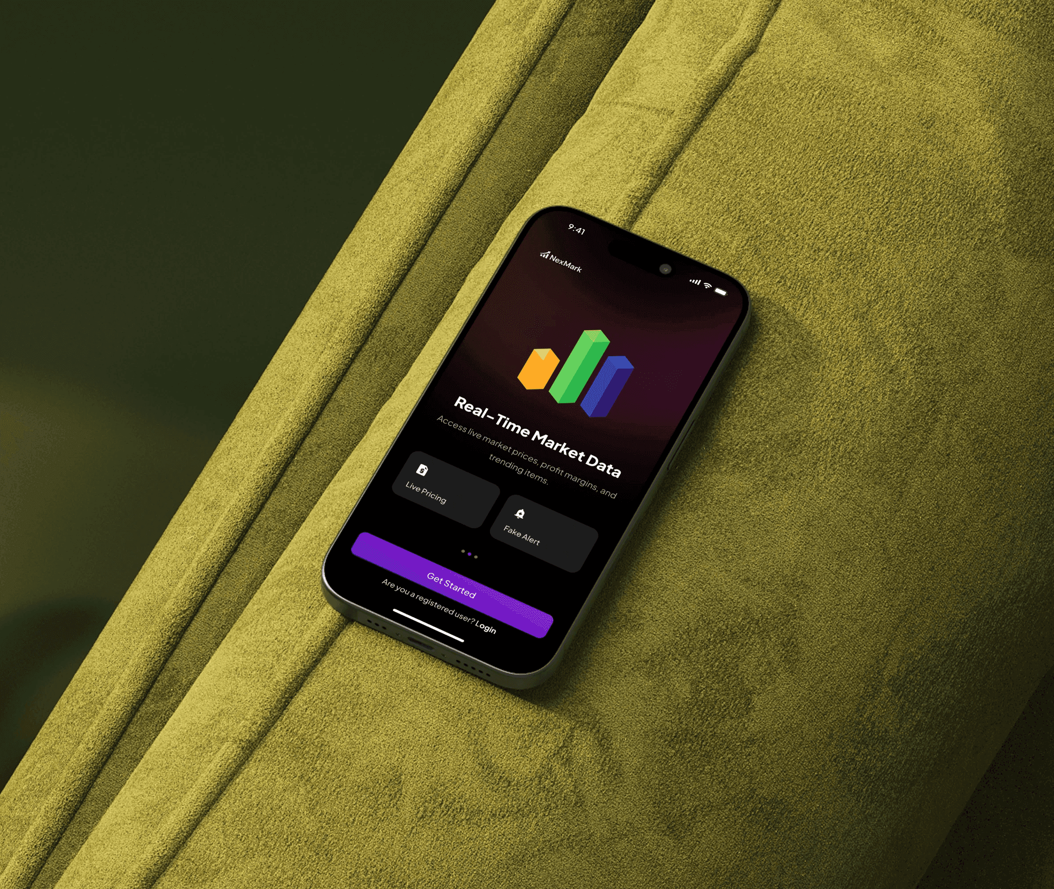 The home dashboard on a phone.